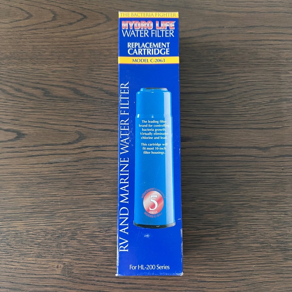 Hydro Life C-2063 RV Marine Water Filter Replacement Cartridge HL-200 Series NEW